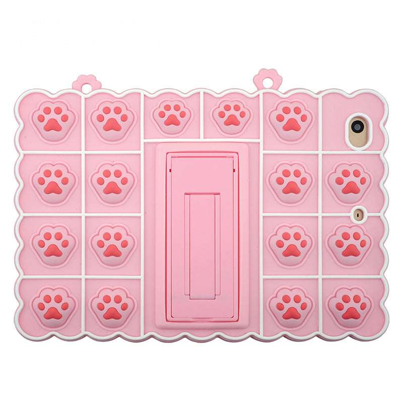 Cartoon Flat Silicone Anti-fall Protective Cover