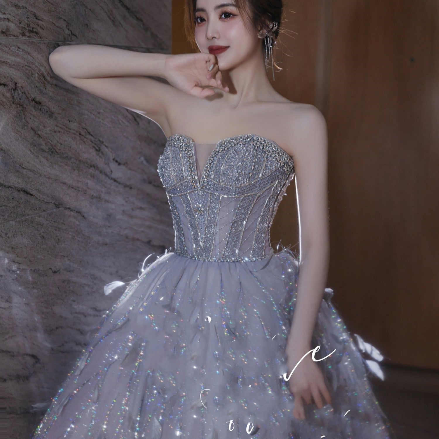 New Toast Dress Bridal Mitzvah Dress High-end Luxury Niche Engagement - globaltradeleader