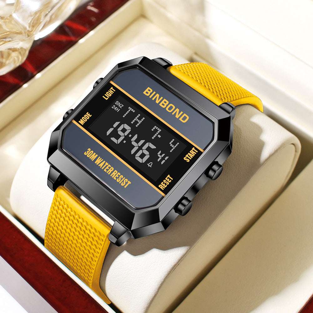 Stylish And Versatile Student Sports Waterproof Men's Electronic Watch - globaltradeleader
