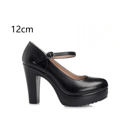 Catwalk model shoes cheongsam round toe shoes