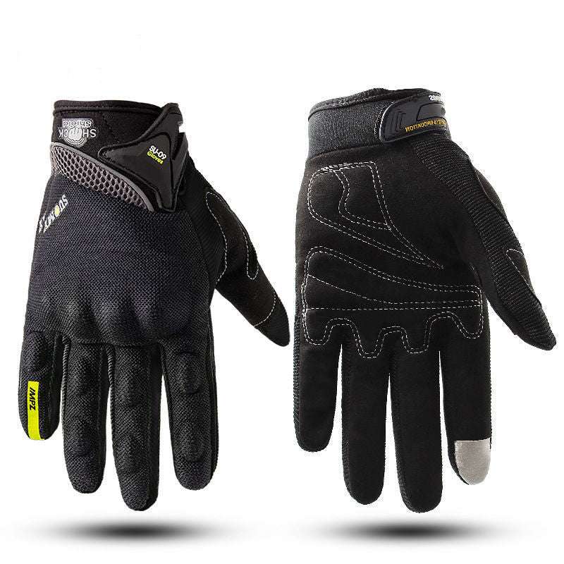 Men's long cycling gloves