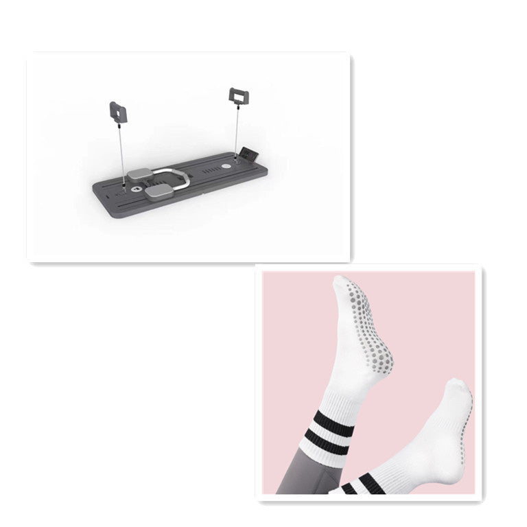 Multifunctional Fitness Board Flat Support Chest And Abdominal Muscle Equipment Household Abdominal Wheel - globaltradeleader