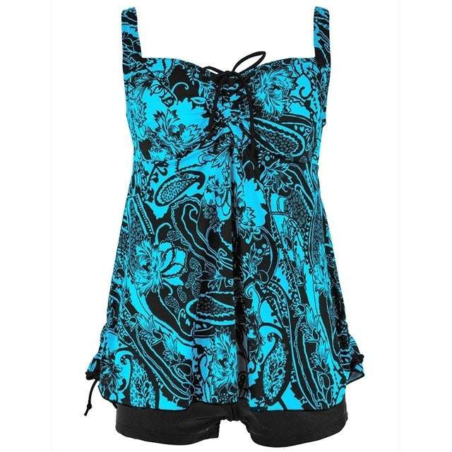 Big Plus Size Sexy Women Swimwear 2 Piece Swim Bathing Suit - globaltradeleader