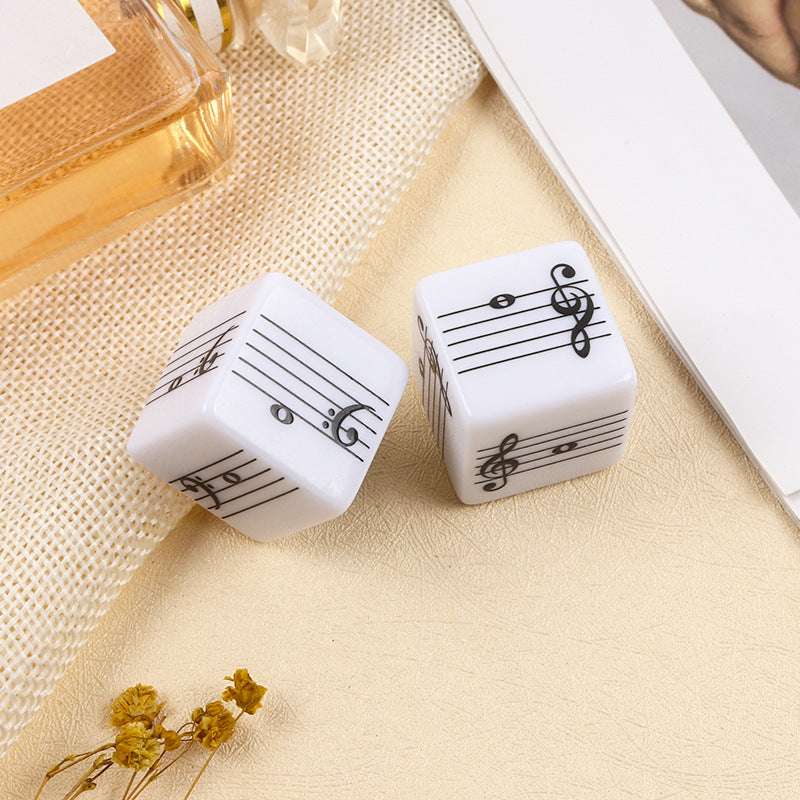 Children's Music Theory Enlightenment Introduction Staff Score Recognition Note Dice - globaltradeleader