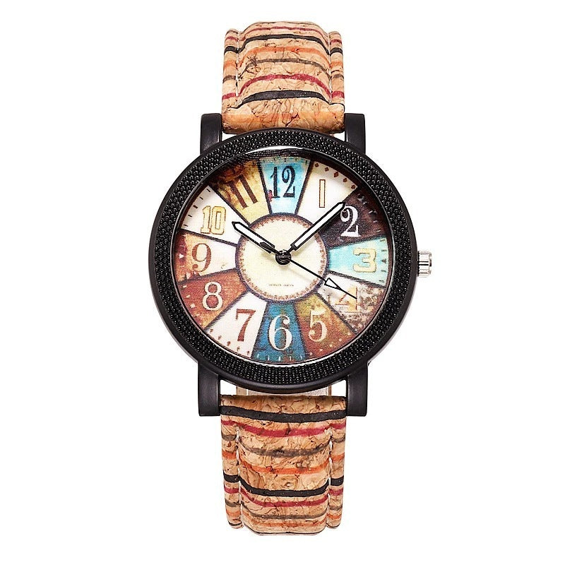 Casual Vintage Leather Women Quartz Wrist Watch Gift Clock - globaltradeleader