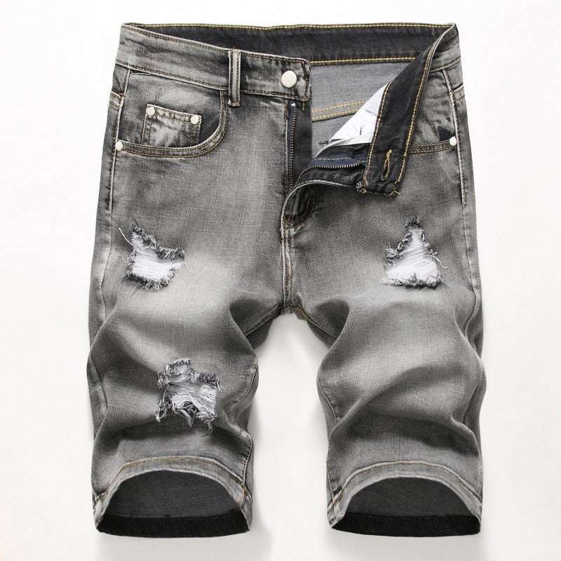 Jeans Trendy Men's Stretch Shorts - globaltradeleader