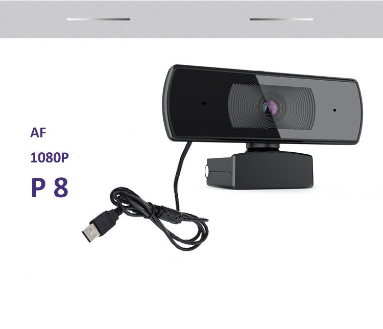 4K HD AF Autofocus USB Computer Camera Built-In Microphone With Privacy Cover