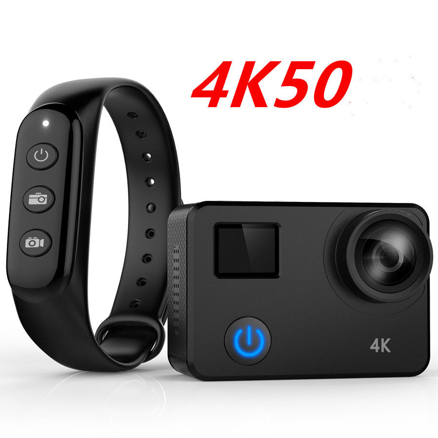 4K50 Frame Sports Camera Touch Dual Screen Wifi High-Definition Gyroscope Anti-Shake