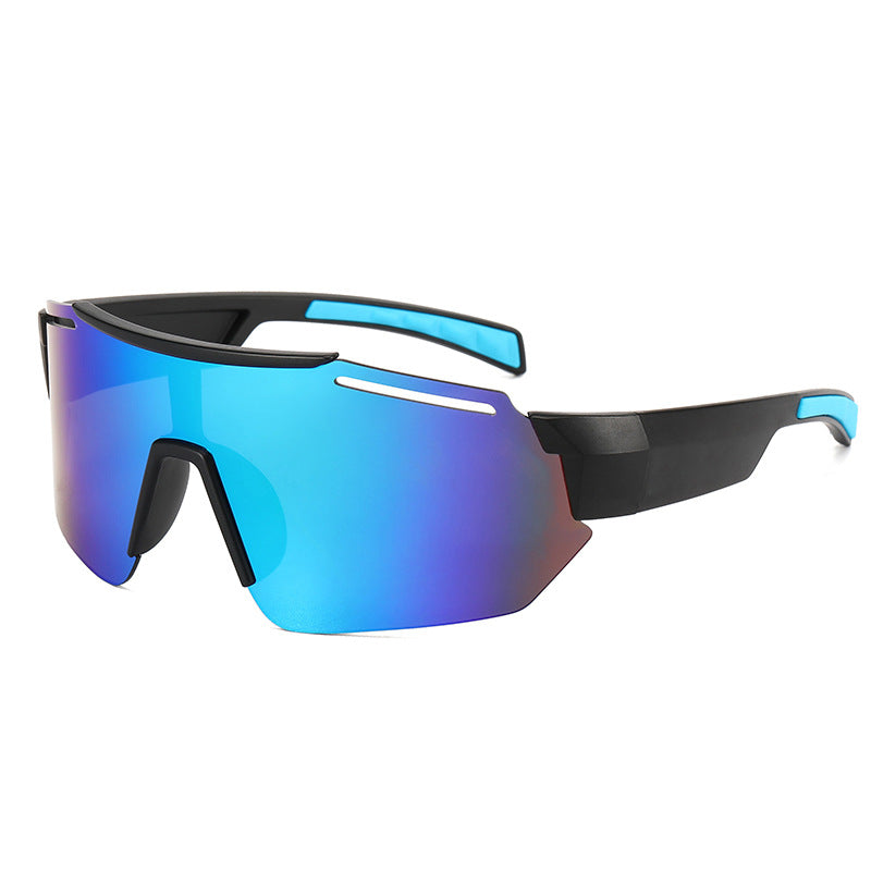 Fashion Sunglasses Big Frame Outdoor Cycling Glasses Men And Women Color Sports Sunglasses