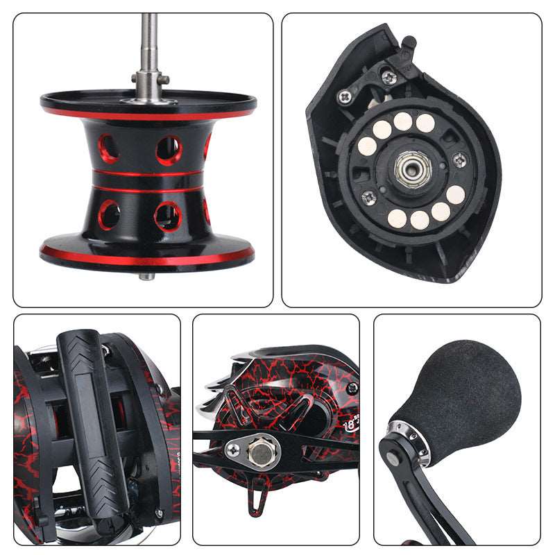 Baitcasting Fishing Reel Bait Casting Fishing Wheel With Magnetic Brake Carp Carretilha Pesca - globaltradeleader