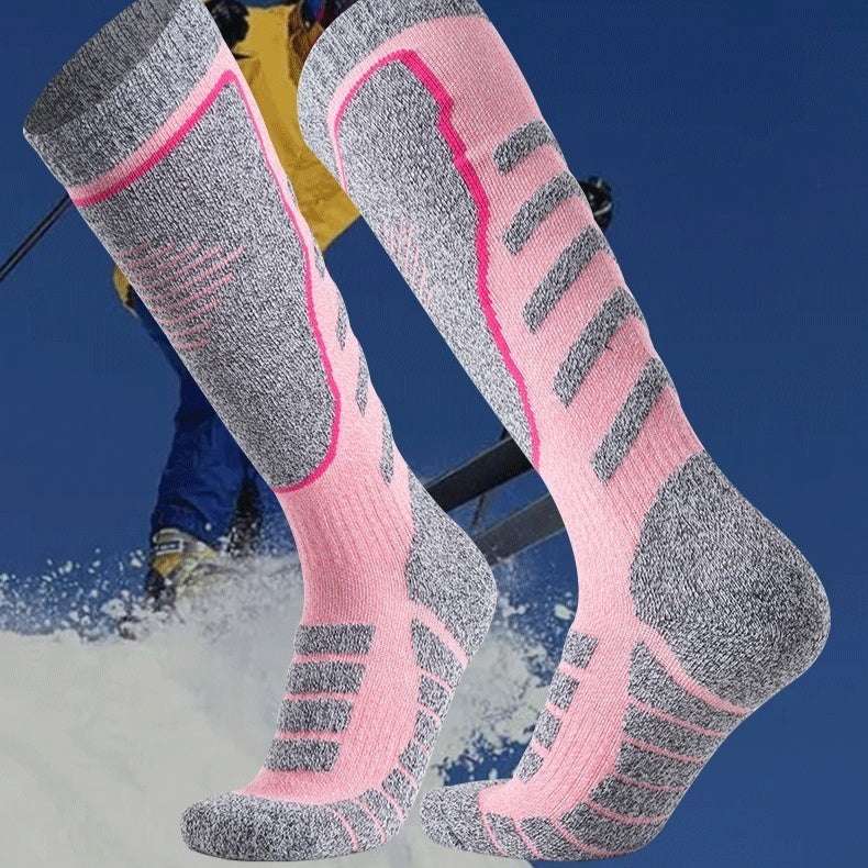 Outdoor Ski Socks Thickening Exercise Towel Bottom Climbing Long Socks - globaltradeleader