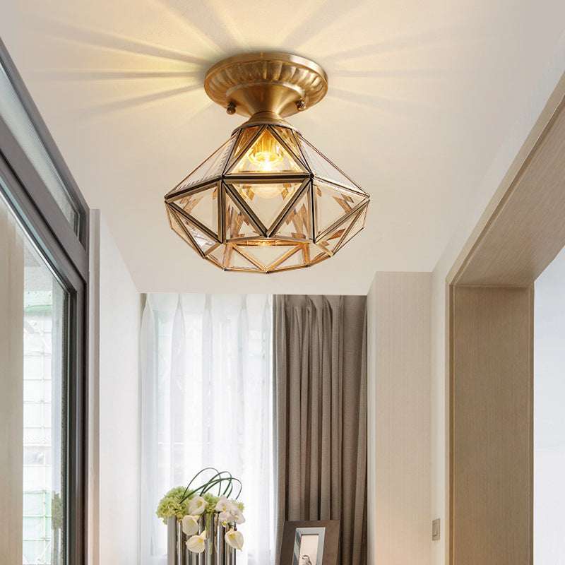 Minimalist Creative Pure Copper Ceiling Lamp - globaltradeleader