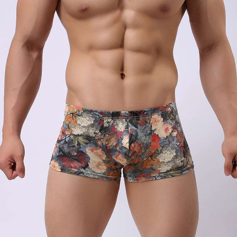 Men's Breathable Fashion Underwear Milk Screen