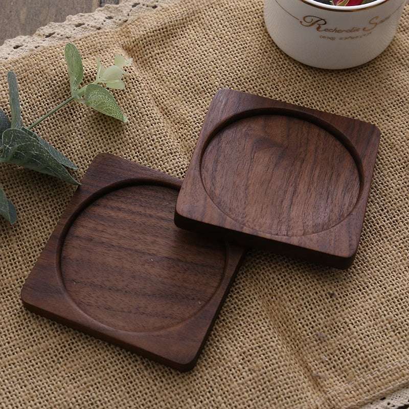 Wooden Coaster Creative Japanese Tea Ceremony Tea Cup Holder - globaltradeleader