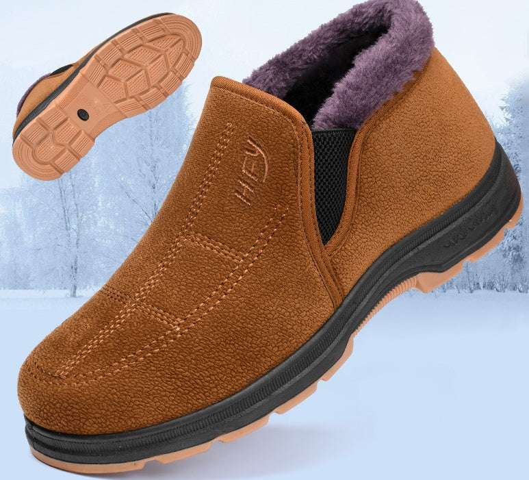 Cotton-padded Shoes Men Winter Velvet And Thick Male Warm - globaltradeleader