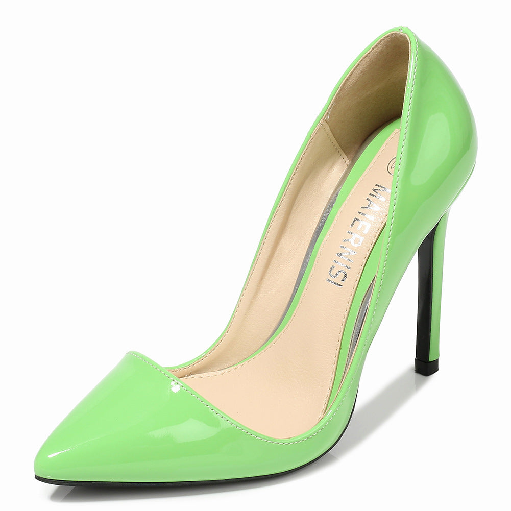 Low-cut Plus Size Heel Pointed High Heel Stiletto Heel - globaltradeleader