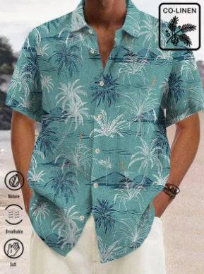 Fashion Printed Shirt Men's Clothing Print Lapel Short Sleeve - globaltradeleader