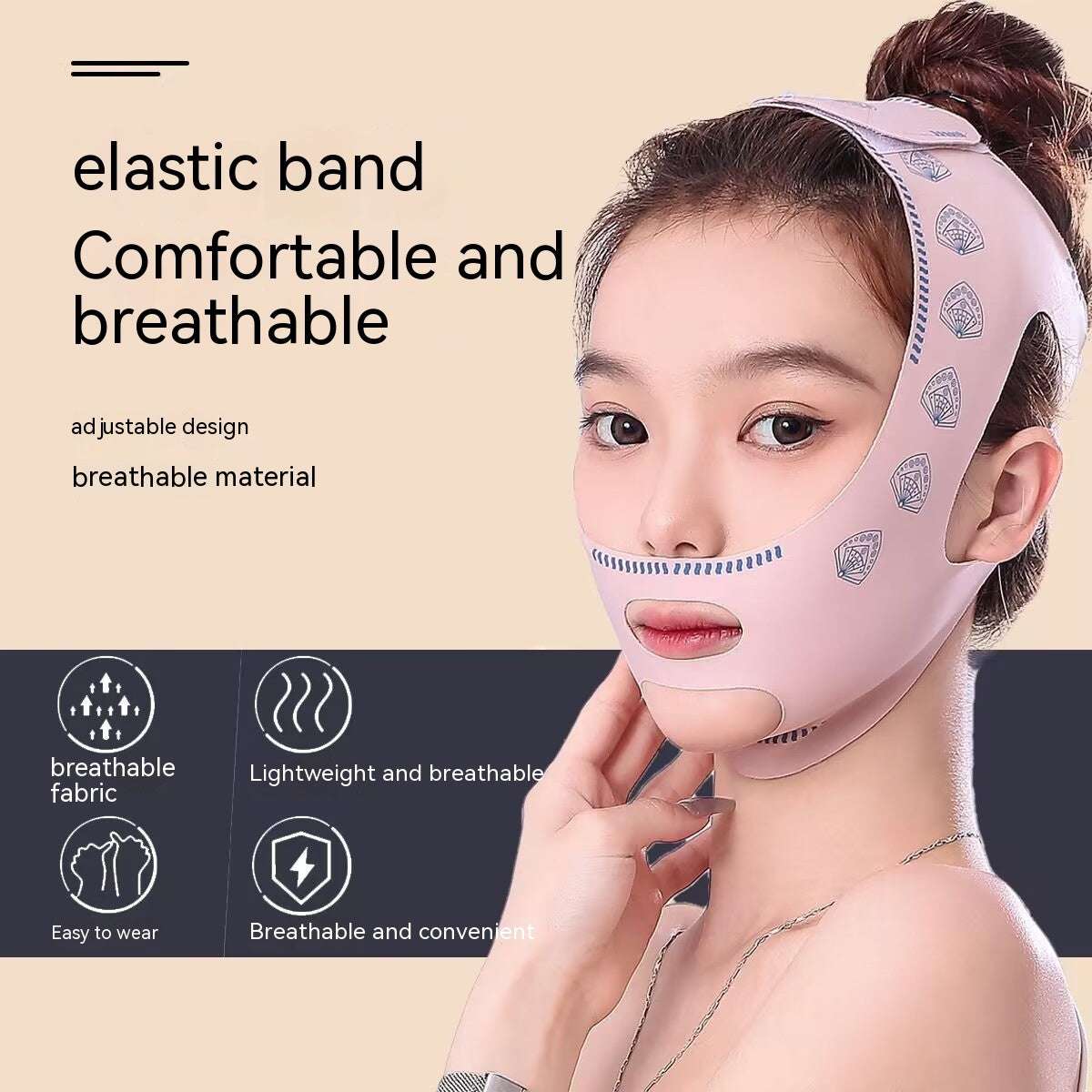 Day And Night Available Fast V Face Lifting Thin Masseter Skin Tightening Bandage Mask - globaltradeleader