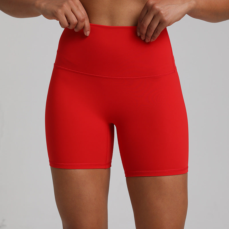 Nude Feel Yoga Quick-drying Breathable Slim Fit Sports Shorts - globaltradeleader