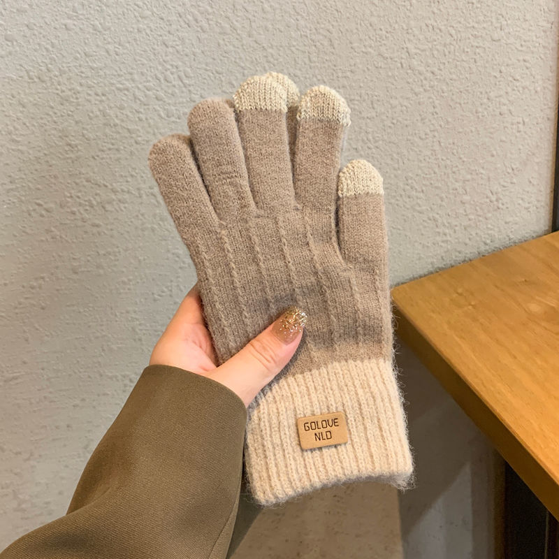 Women's Winter Wool Lined Warm Gloves - globaltradeleader