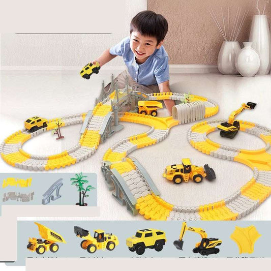 Tong Li Engineering Car Rail Car Toy Puzzle - globaltradeleader