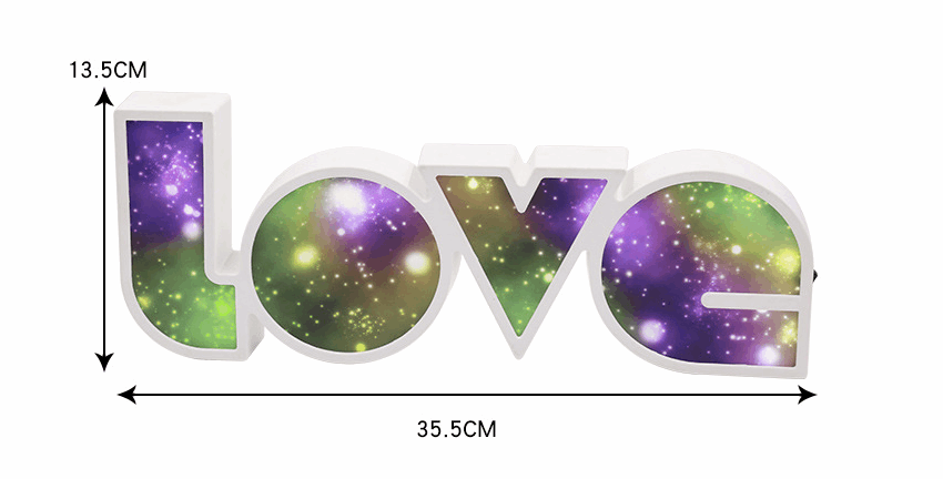 Valentines Day Decor LED LOVE Light Valentines Day Gift For