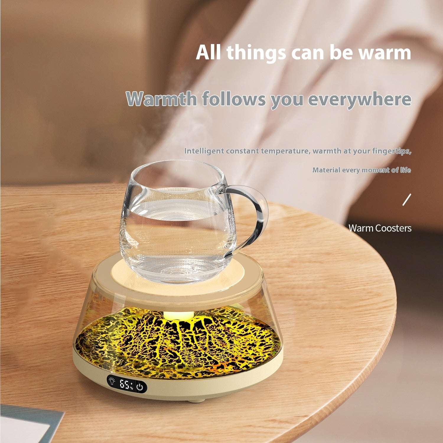 Intelligent Constant Temperature Heating Cup Warming Holder - globaltradeleader