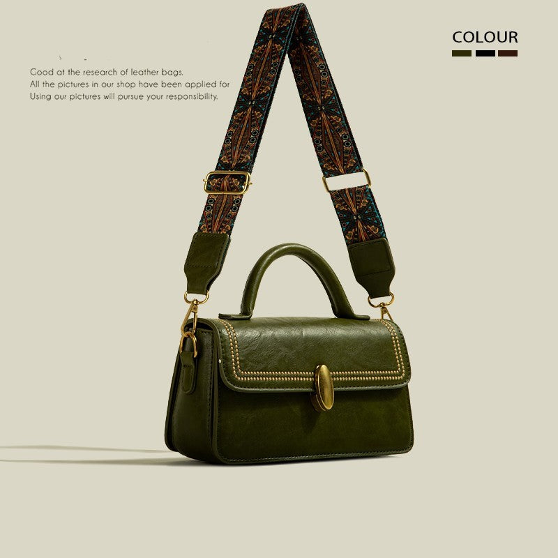 Advanced Texture Retro Messenger Bag For Women - globaltradeleader