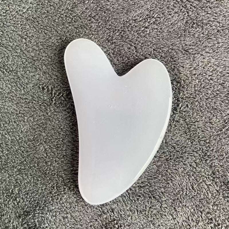 Resin Beeswax Heart-shaped Facial Scraper