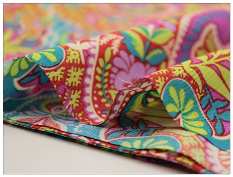 Bedding Clothing Turban Curtain Cotton Printed Fabric