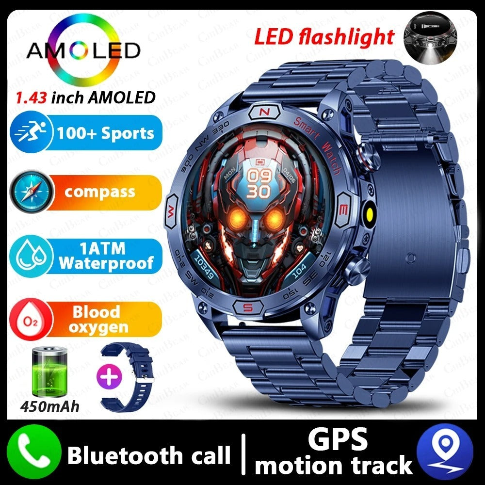 Smart Watch HD AMLOED Screen Bluetooth Calling Sports Watch - globaltradeleader