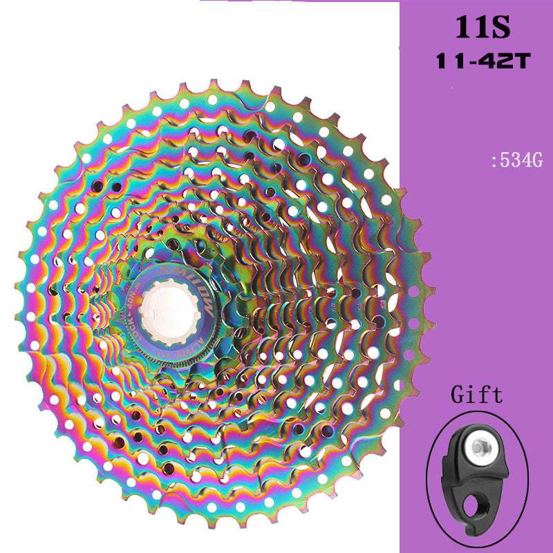Colorful Cassette Mountain Bike Color Flywheel