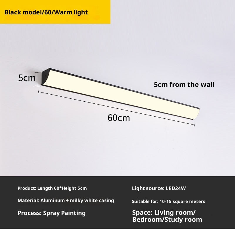Surface-mounted Outdoor Sensor Light, Waterproof Strip Wall Lamp - globaltradeleader