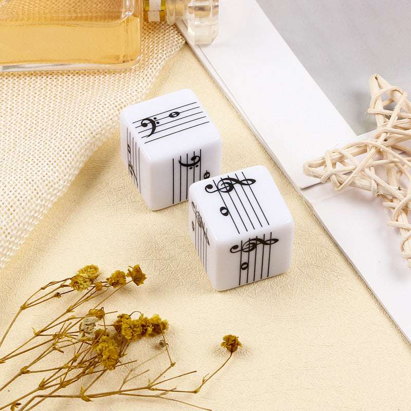 Children's Music Theory Enlightenment Introduction Staff Score Recognition Note Dice - globaltradeleader