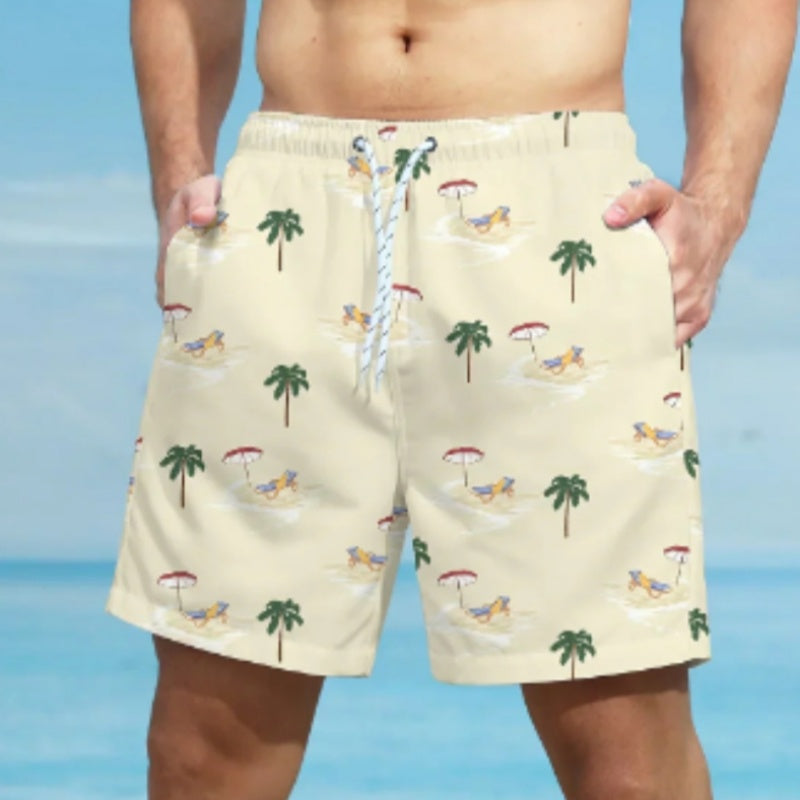 Printed Men's Fashionable Sports Beach Shorts - globaltradeleader