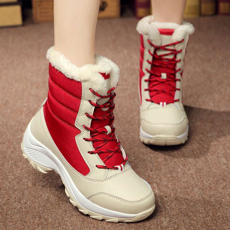 Snow Boots Plush Warm Ankle Boots For Women Winter Shoes - globaltradeleader