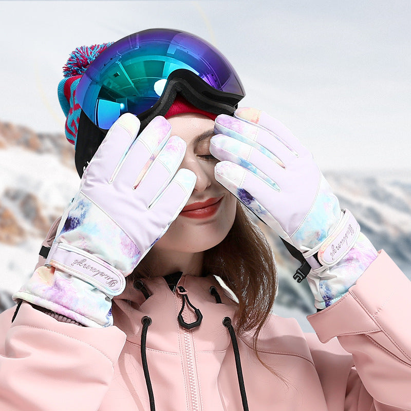 Women's Winter Outdoor Warm Cycling Thick Ski Gloves - globaltradeleader