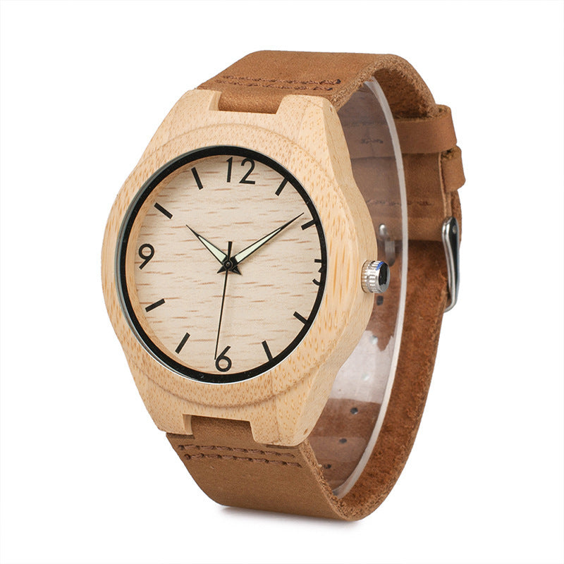 Wooden Watch Couple Bamboo - globaltradeleader