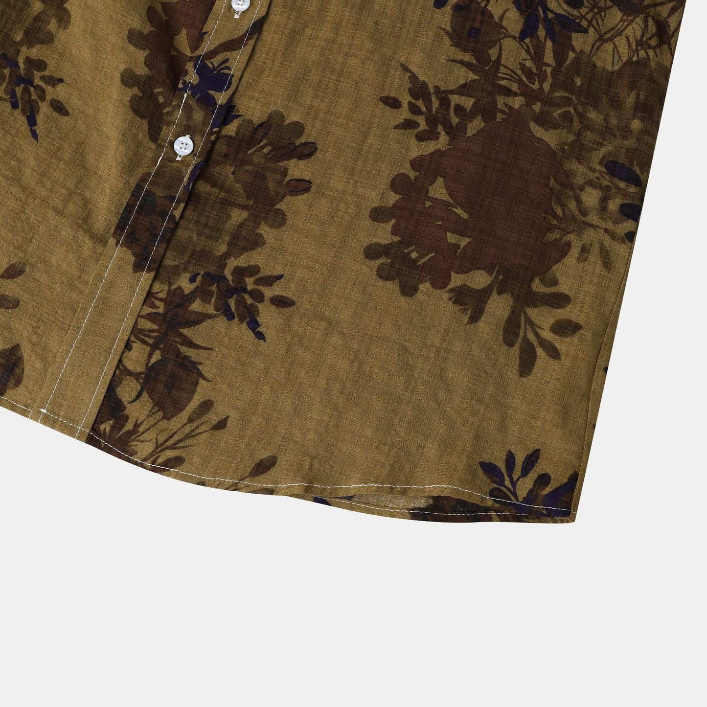 Floral Lapel Shirt For Men - globaltradeleader