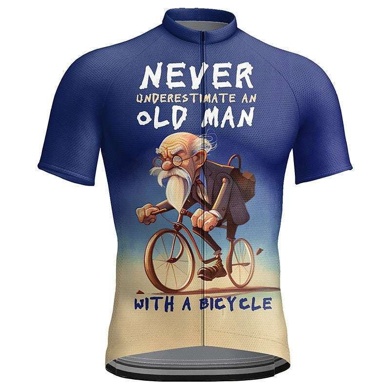 Bodysuit Cycling Clothing Sports Top Raglan Sleeve Printed Men's Short Sleeve - globaltradeleader