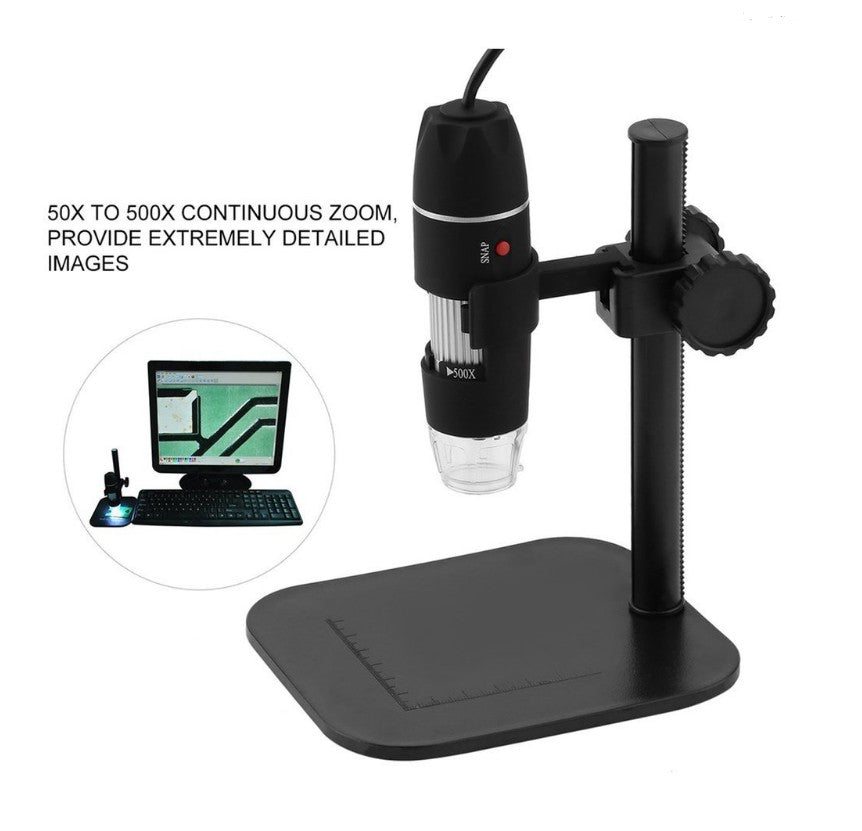 500X Electron microscope magnifier camera