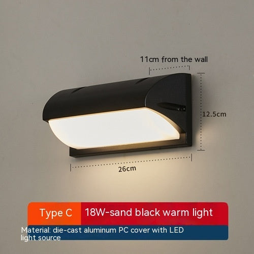 Outdoor Waterproof Wall Lamp Courtyard Shop Door Wall Lamp - globaltradeleader