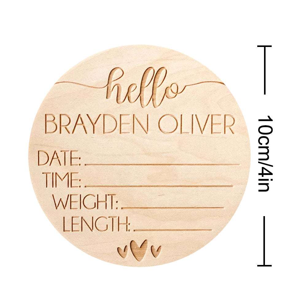 501. Newborn Baby Name Sign