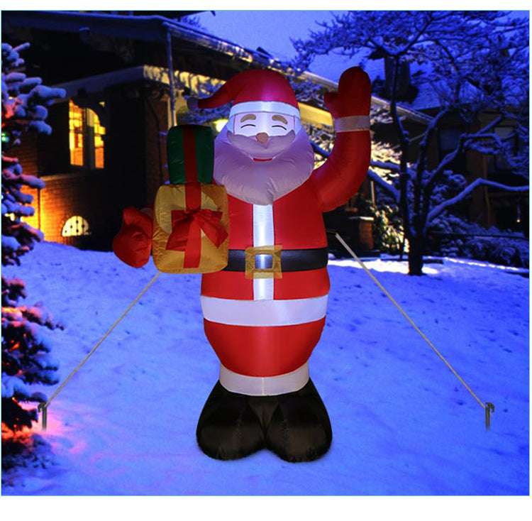 Decorate the garden for Christmas