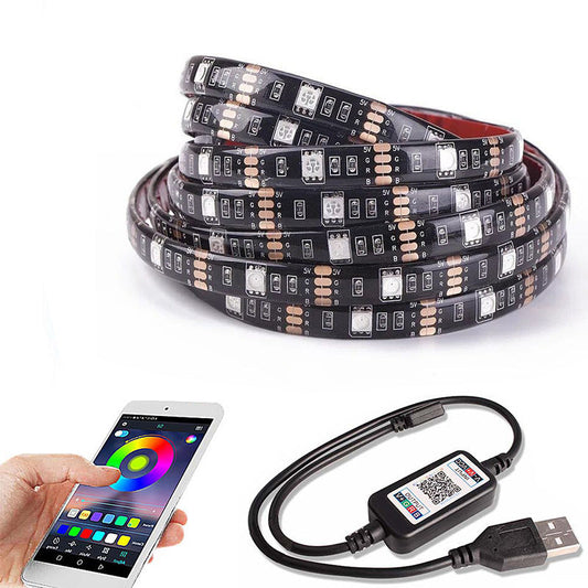 5050RGB Colorful Remote Control Bluetooth 5V Light Strip Set