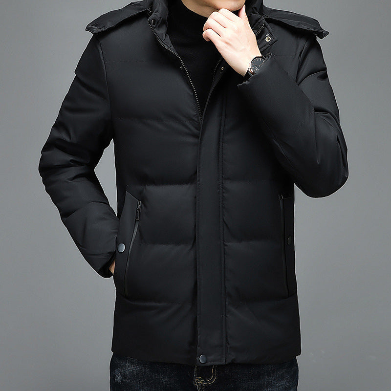 Men's Plus Size Down Padded Coat Winter Thick And Warm - globaltradeleader
