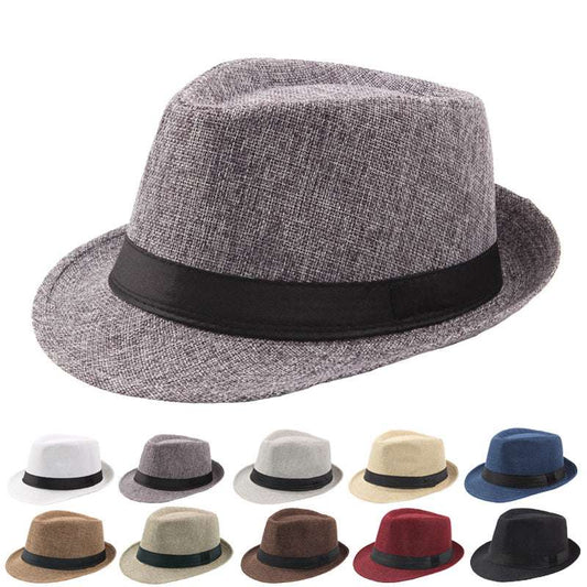Fashion Personality Linen Top Hat Men - globaltradeleader