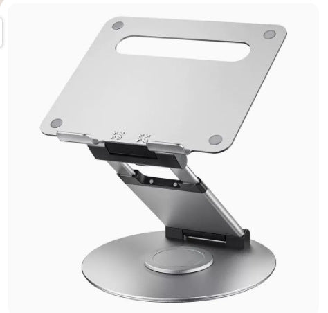 Notebook Bracket Laptop Bracket Aluminum Alloy Desktop Adjustable Base 360-degree Rotation - globaltradeleader