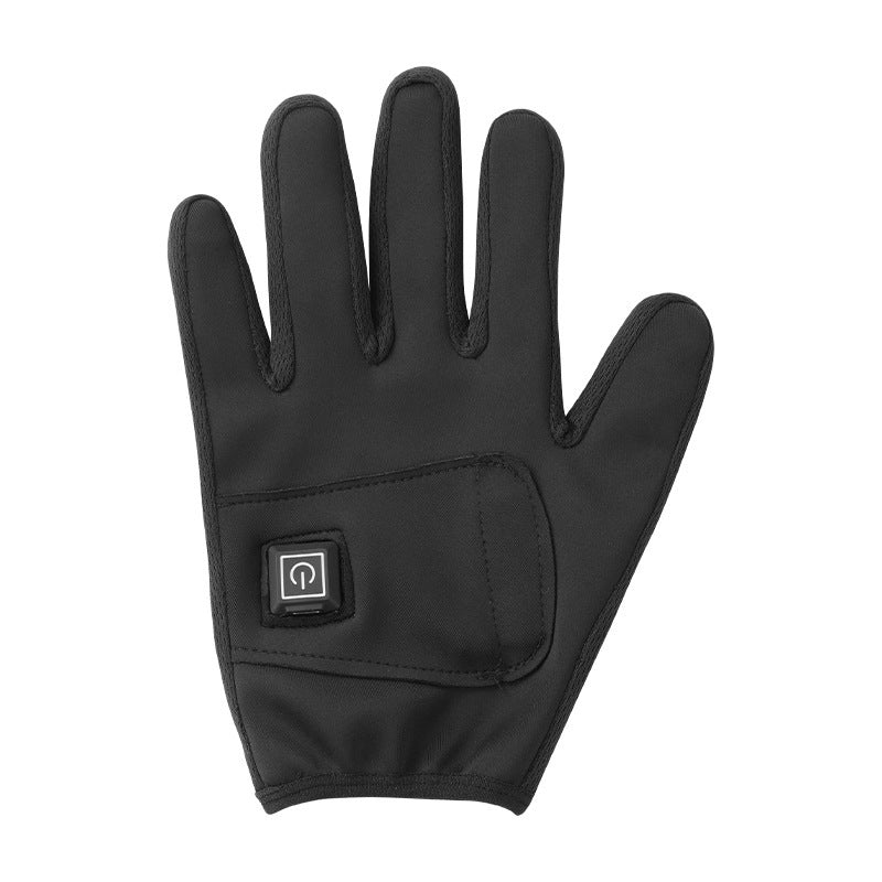 Winter USB Charging Full Palm Heating Gloves Outdoor Riding Cold-proof - globaltradeleader