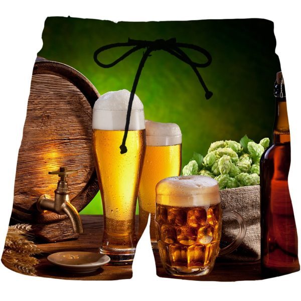 Shorts Casual 3d Digital Printing Beach Pants Men's Shorts - globaltradeleader